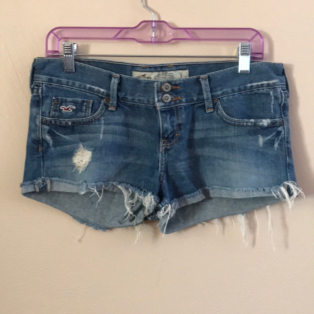 Denim Distressed Shorts